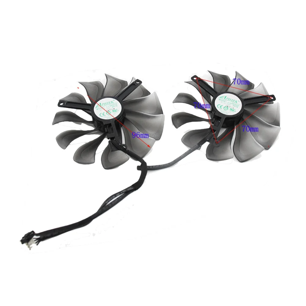 Computador Placa de Vídeo Gráfica Gpu Ventilador de Refrigeração para Emtek Palit Geforce Rtx 2060 2070 2080 Vga Refrigerador Ventilador Radiador Novo 96 mm Gaa8s2u - Imagem 5