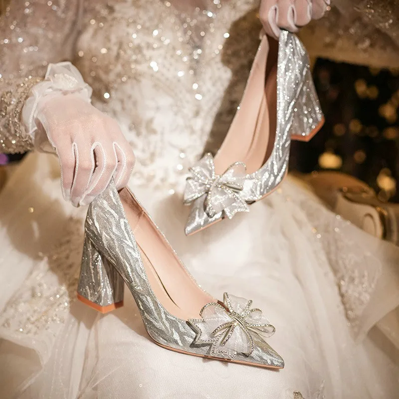 Faux Diamant Chaussure De MariÃ©e Rouge Chaussures De Mariée à