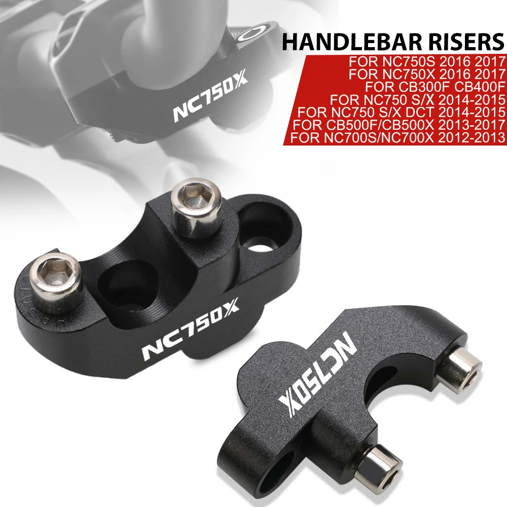 

Motorcycle Bar Clamps Handlebar Handle bar riser Adapter For HONDA NC750S NC750X NC700S NC700X CB300F CB400F CB500F CB500X