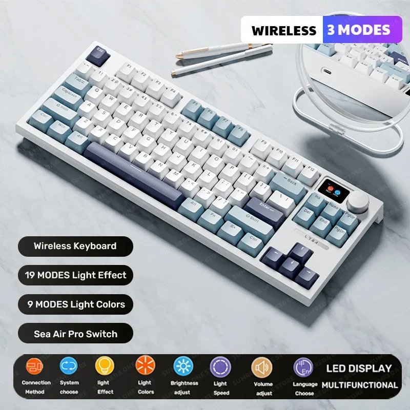 LANGTU LT84 メカニカルキーボード ホワイト Amazon.co.jp: LT84