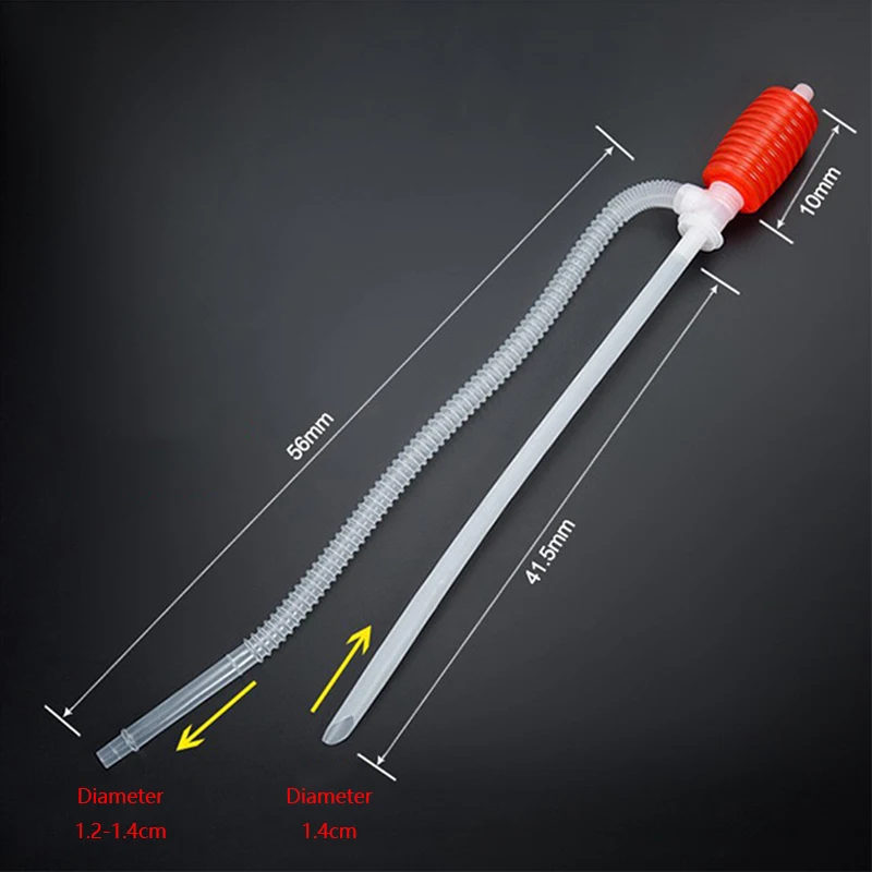 Car Motorcycle Fuel Oil Gasoline Diesel Transfer Sucker Pump Manual Siphon Suction Water Chemical Liquid Pump Car Accessories