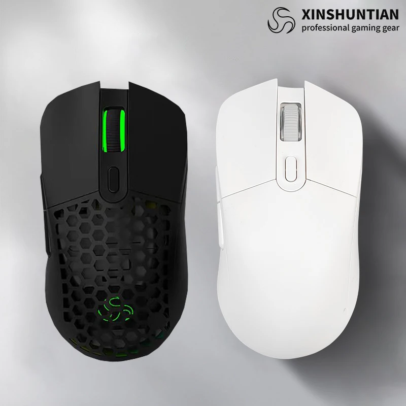 

Xinshuntian G820pro Gaming Mouse Paw3395 Rgb Hot-Swap 26000dpi Customization 2.4g Wireless Wired Two-Mode For Pc Gamer Laptop