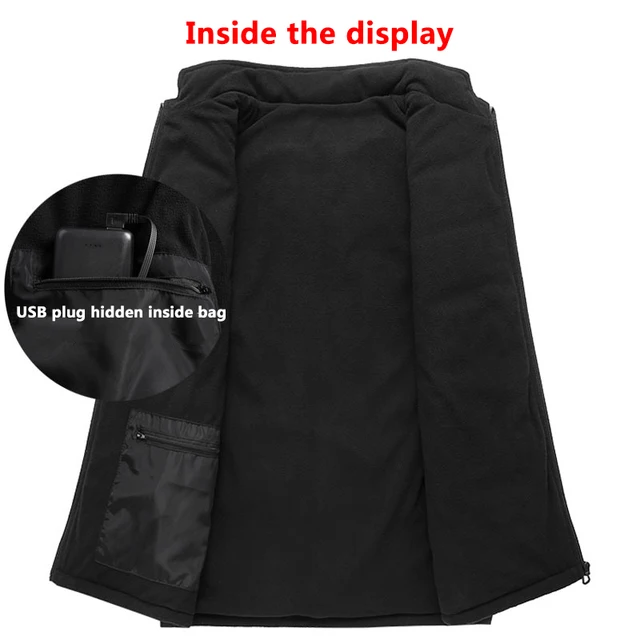 남녀공용 가열 재킷, USB 적외선, 가열 조끼