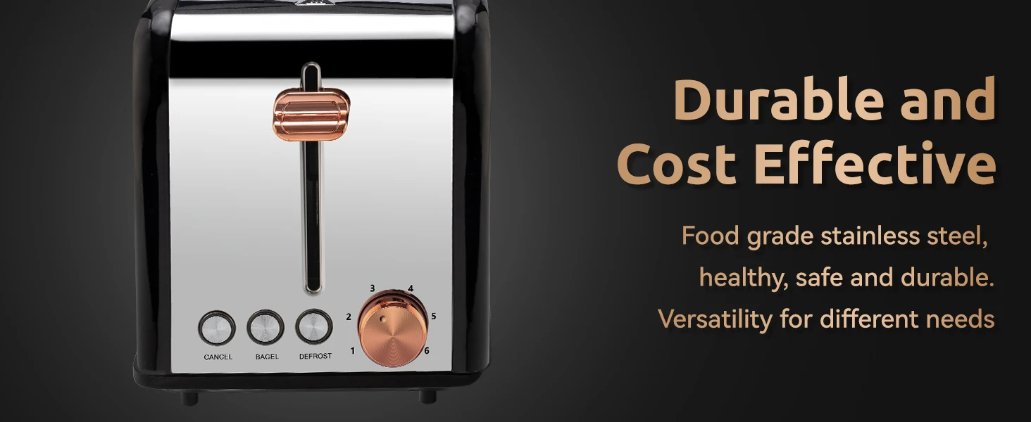 DURABLE AND COST EFFECTIVE TOASTER BLACK