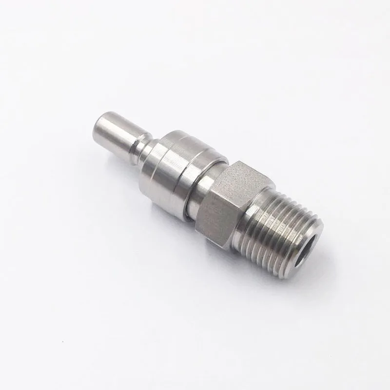 SS-QC4-S-4PM, Stainless Steel Instrumentation Quick Connect Stem without Valve, 0.3 Cv, 1/4 in. Male NPT