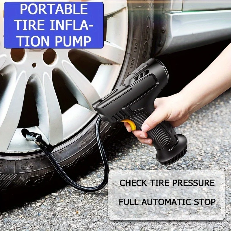 Wireless charging car handheld smart home car electric portable tire air pump burst air pump
