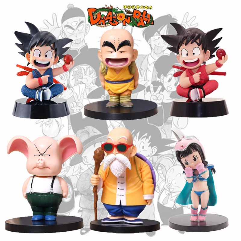 Figura de acción de Dragon Ball en PVC, estatua de colección de Son Goku,  Xiao Lin, Qiqi, Oolong, maestro Roshi, juguetes para niños, el mejor  regalo|Figuras de acción| - AliExpress
