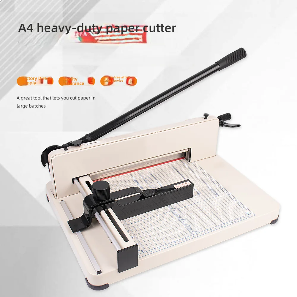 Tagliacarte manuale A4 Fogli per trimmer a ghigliottina resistenti Frese da utilizzare per taglierina di carta commerciale da laboratorio per ufficio domestico - immagine 2