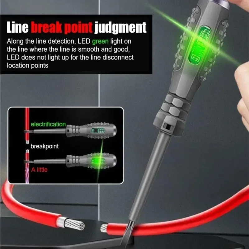 Multi functional Electrician Screwdriver Pencil AC Non contact Induction Test Pen Voltage Tester Voltage Detecto multifunctional tool