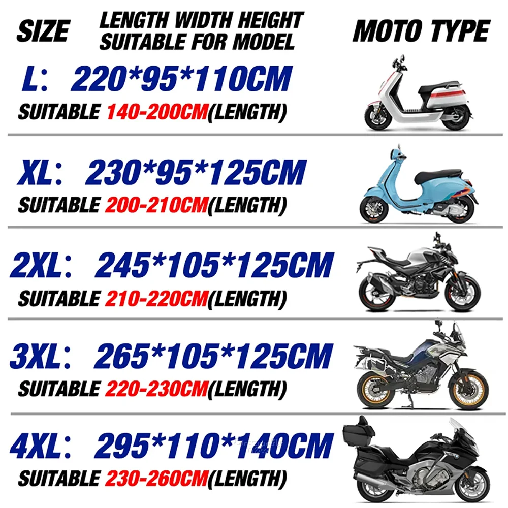 KTM 390 790 1050 1090 1190 890 어드벤처 ADV 1290 어드벤처 오토바이 커버 두꺼운 210D 방수 야외 자외선 차단