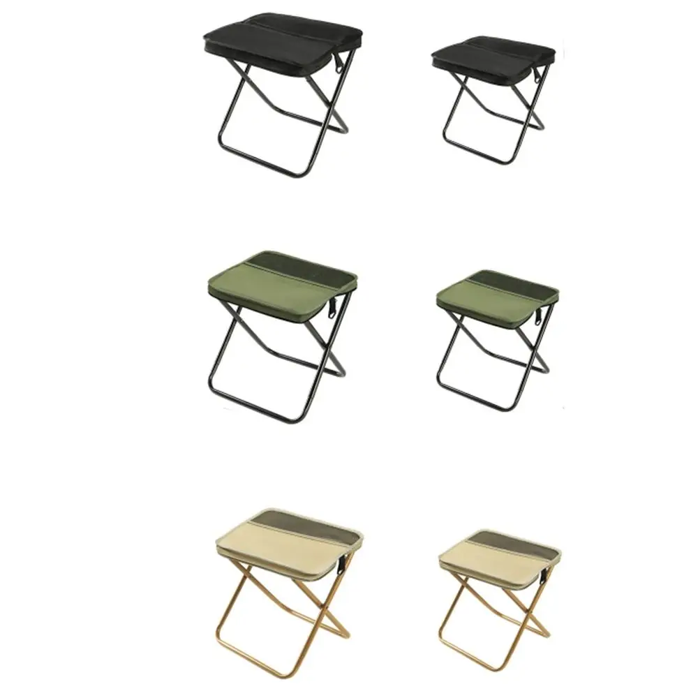 Wear-resistant Folding Backpack Stool Sturdy Strong Load-bearing Sports Folding Chair Crossbody Handbag style Pencil Case Stool