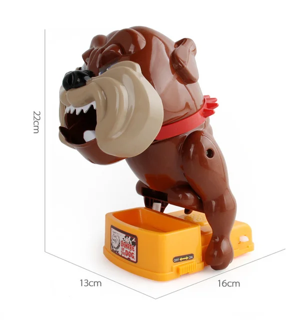 Novelty Multi-color Bones Evil Dog Bite Finger Board Game Parent-child Toy Stealing Bone Tidy Scary Toy Creative Plastic Dog Toy 5