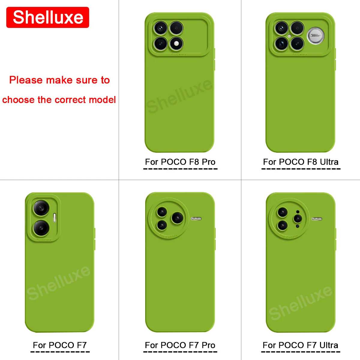 Silky Feel Liquid Silicone Soft Phone Case - Square Design