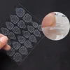 288pcs (12 Sheets)  Double Side Glue Nail Sticker for Press on Nail Adhesive Tabs Waterproof Breathable Glue Tabs Transparent 3