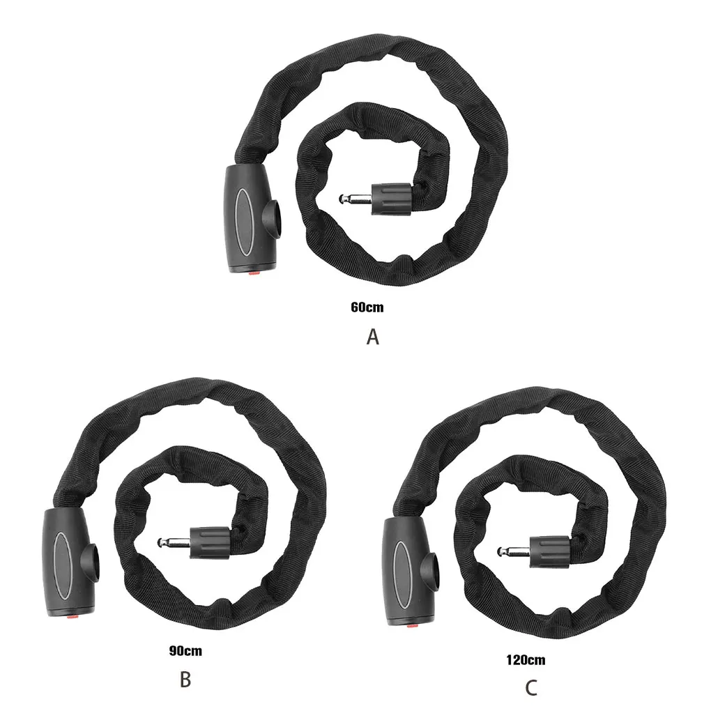 

Anti-Theft Bike Lock - BikeReliable Chain Lock High-performance Practical Cycling Chain Lock
