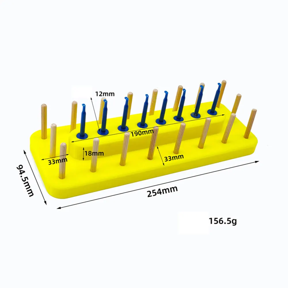 Fly Tying Thread Spool Stand 2 In 1 Fly Tying Tool Caddy Fly Tying Storage Rack for Lure Fly Fishing