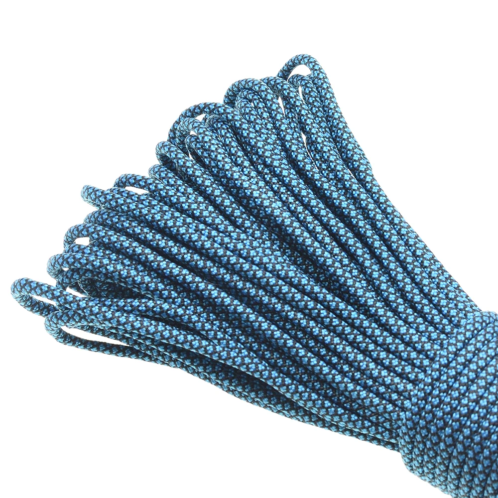 1 Stücke 100FT 550 Paracord Fallschirmschnur Lanyard Mil Spec Typ III 7 Strang Kern Für Klettern Camping Schnallen Armband – Detail 24