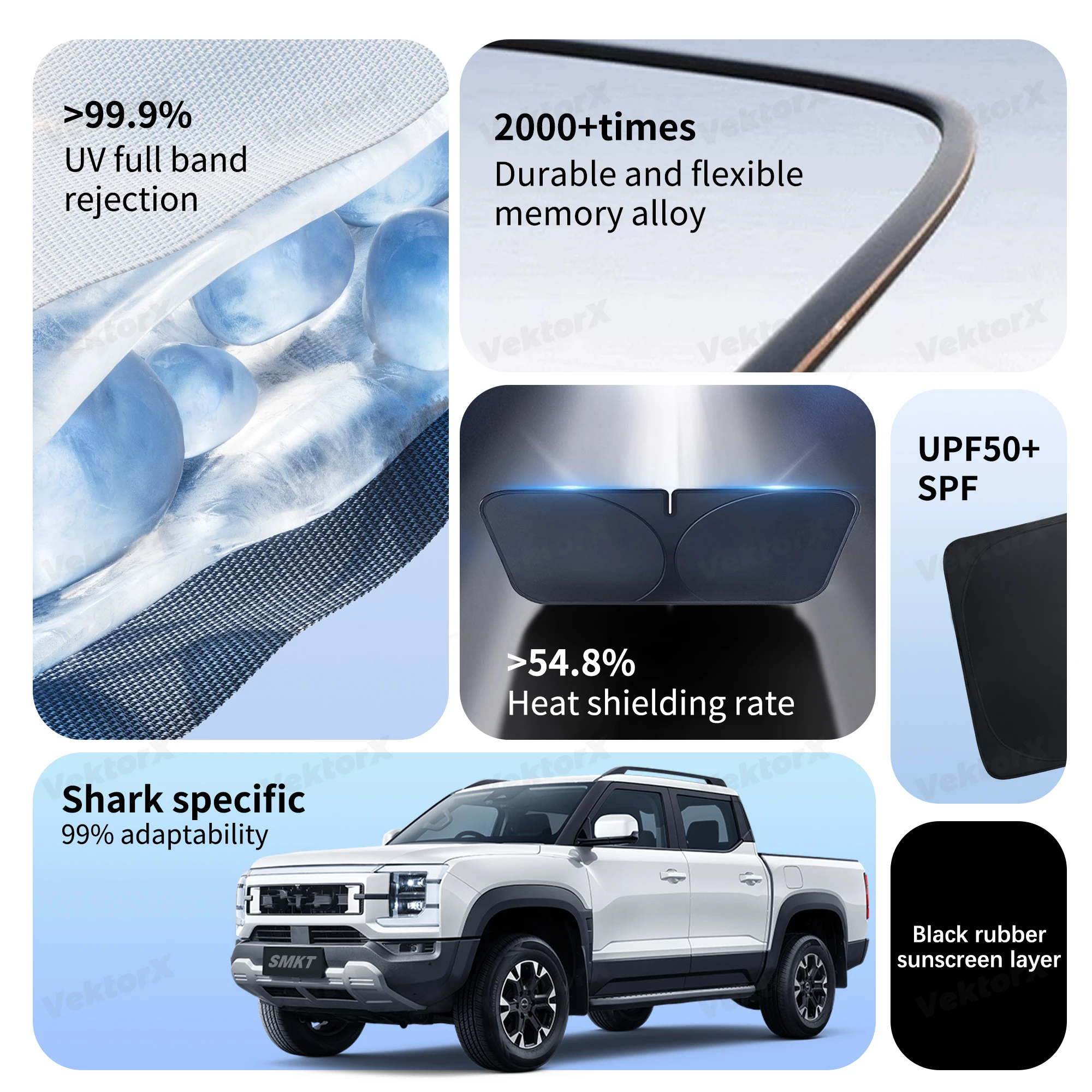 Car Solar Protection For BYD Shark Windshield Sunshade Car Window Windscreen Cover Sun Shade Auto Sun Visor Car-covers