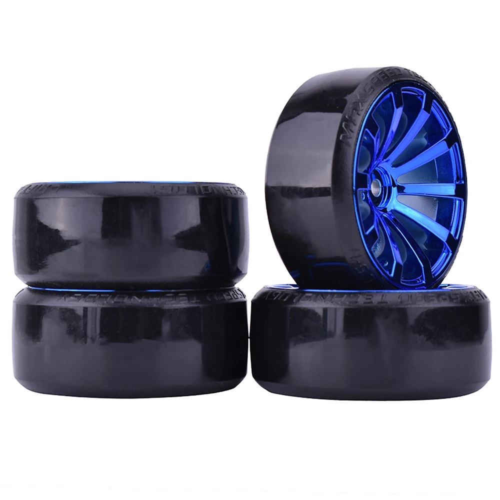 4PCS 1/10 RC Drift Cars Wheel Hub Hard Pattern Tyre for 1:10 HSP Redcat Wltoys WPL Tamiya Traxxas RC Drift Car Accessories Toys Scaddeac5a4d14204b3a5c60864f1b83aJ