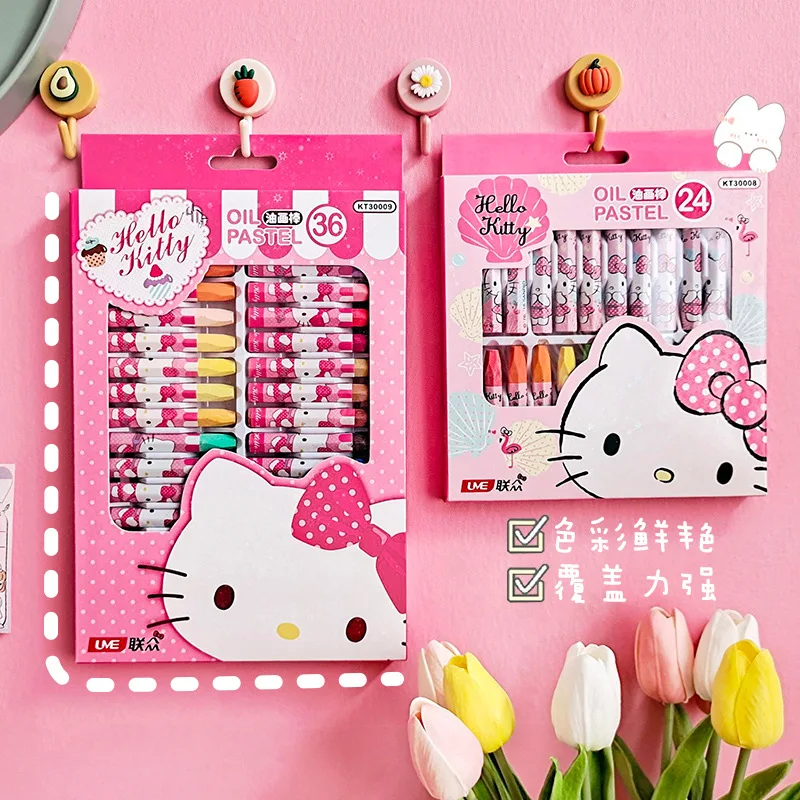 

Sanrio Hellokitty Милая кавайная картина маслом набор кистей подарок студент картина маслом Обучение Набор для офиса оптовая продажа