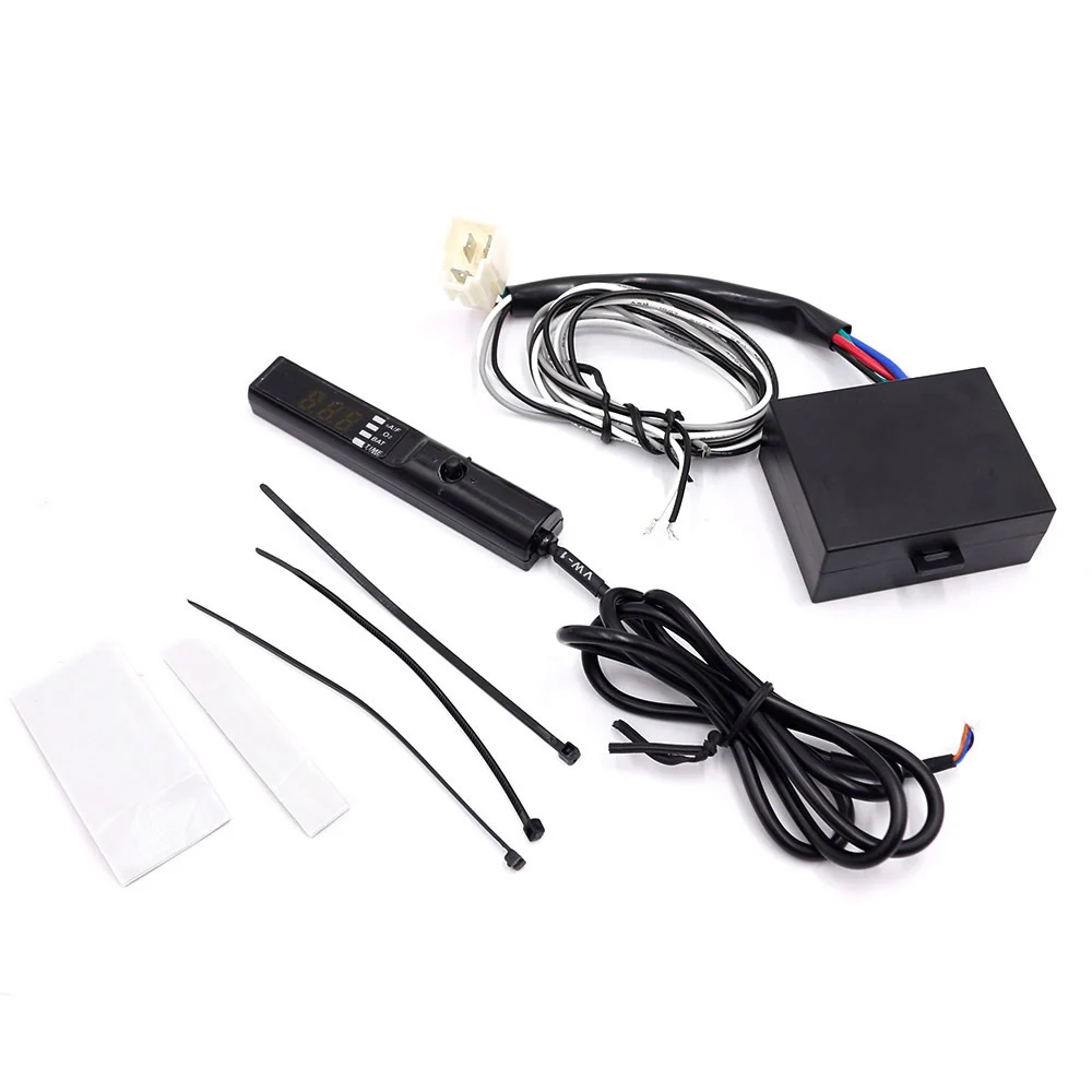 Universal Auto Turbo Timer Na Black Pen Control Jdm White Led Digital
