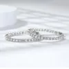 WUIHA 925 Sterling Silver Real GRA Moissanite Diamonds Wedding Engagement 30 MM Hoops Earrings Anniversary Gift Fine Jewelry 5