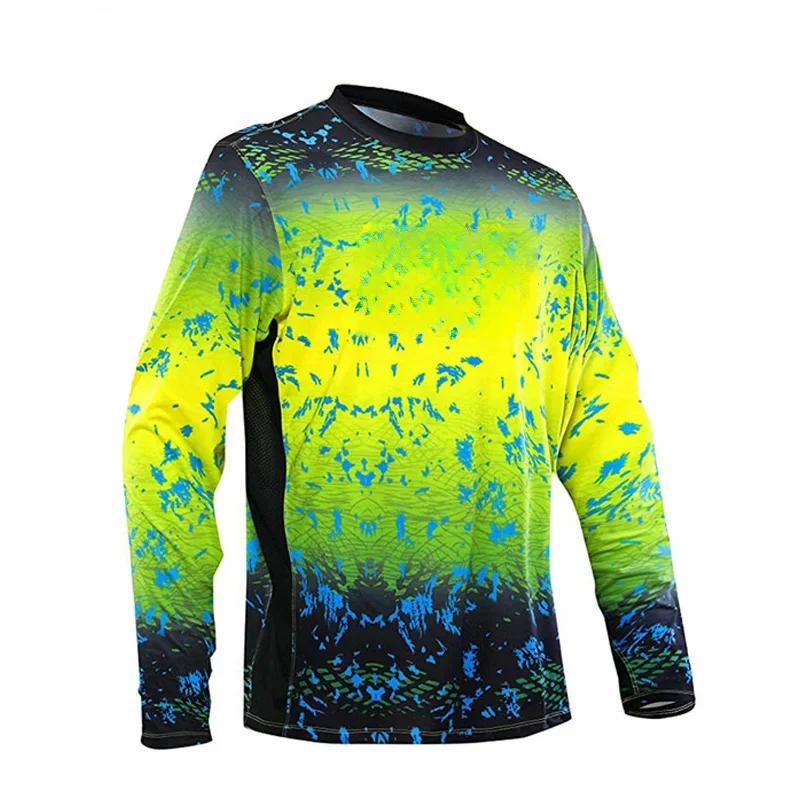 Fishing Shirts Long Sleeve Uv Protection Clothing Mens Outdoor Jersey Upf 50 Clothes Performance Breathable Fishing fishing shirt fishing clothes
