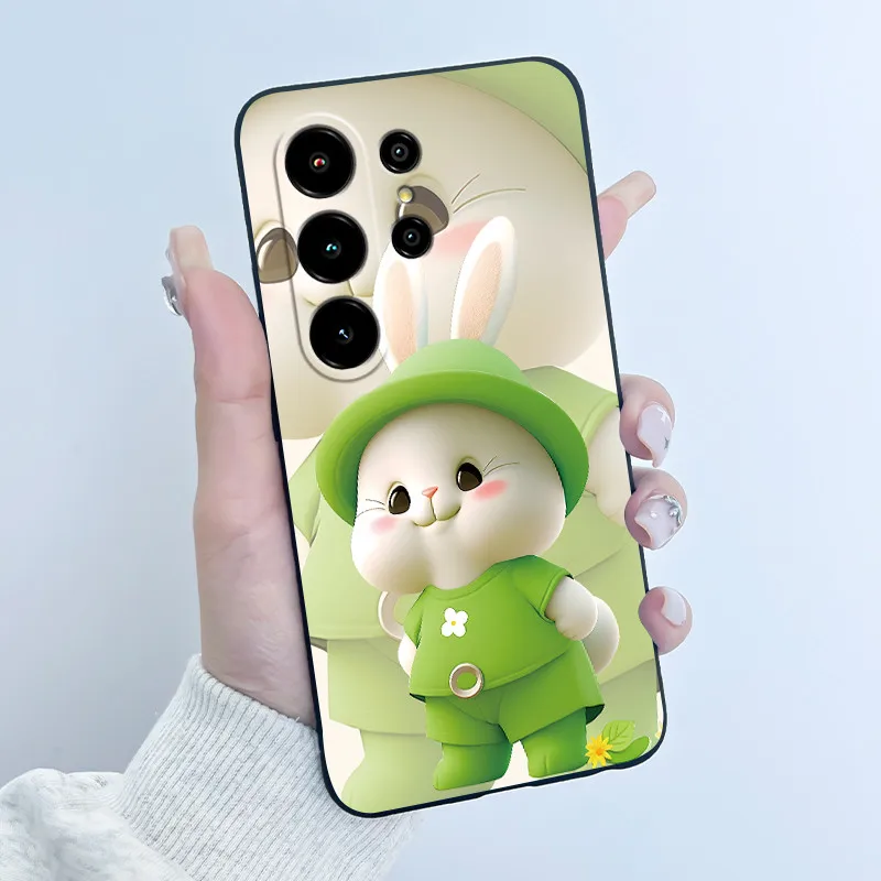 Luxury Cute Love Heart Rabbit Silicone Soft Back Phone Case
