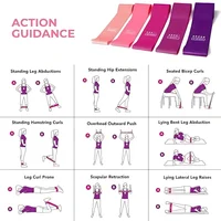 Natural Latex Resistance Loop Bands Elastic Fitness Bands for Yoga Pilates Home Gym Workout Strength Training - Image 6