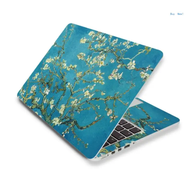 Laptop Stickers Decal 15 inches Netebook Skin Reusable Protector Cover for Case