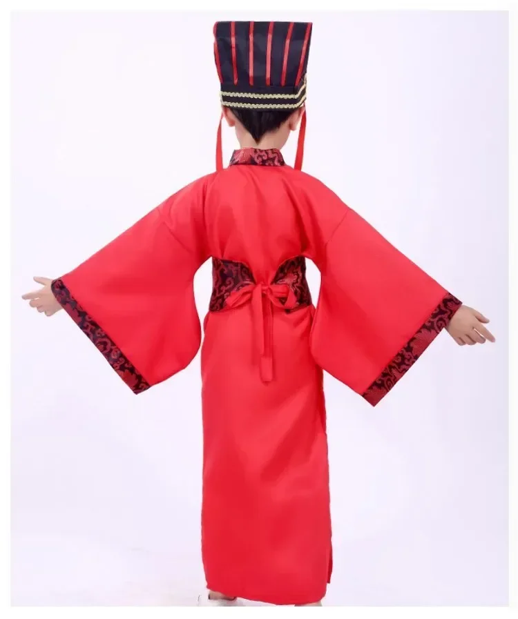 Perform Baby Dress Hanfu Boy Cosplay Children Costumes Traditional Chinese Clothing Vestido Stage Outfit Long Kids Tang Dresses 3