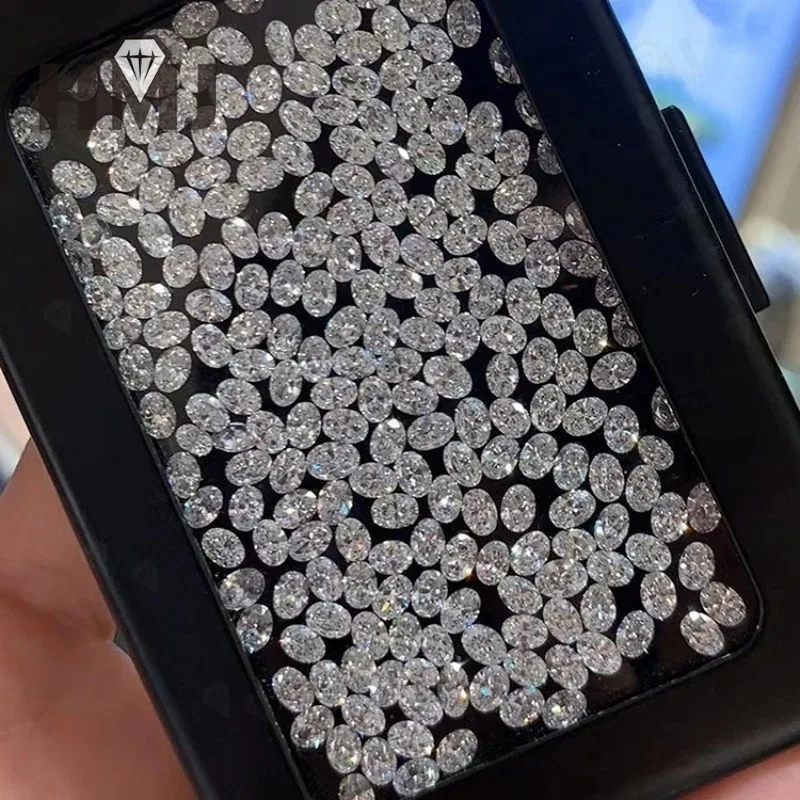 Laborgezüchteter Diamant Rund/Oval/Birne/Prinzessin/Marquise/Herz/Dreieck/Trillion/Smaragd/Kissen/Asscher/Radiant HPHT CVD DEF VS-VVS – Detail 7