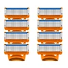 4-48pcs Safety Manual Razor Blade Replacement Beard Shaver Head Replaceable 5 Layers Blades for Men Classic Reusable 2