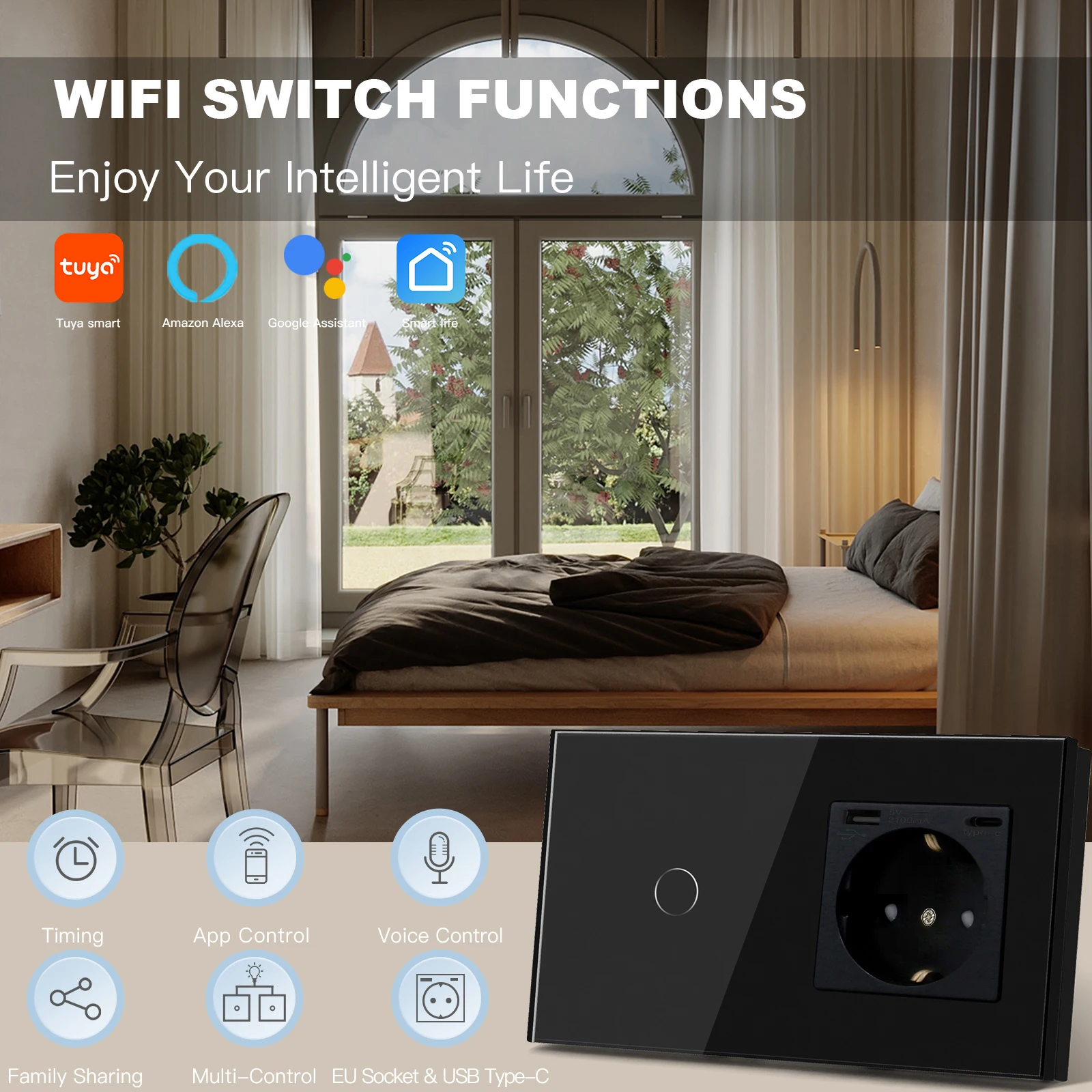 bseed 1 2 3gang wifi interruptores de 01
