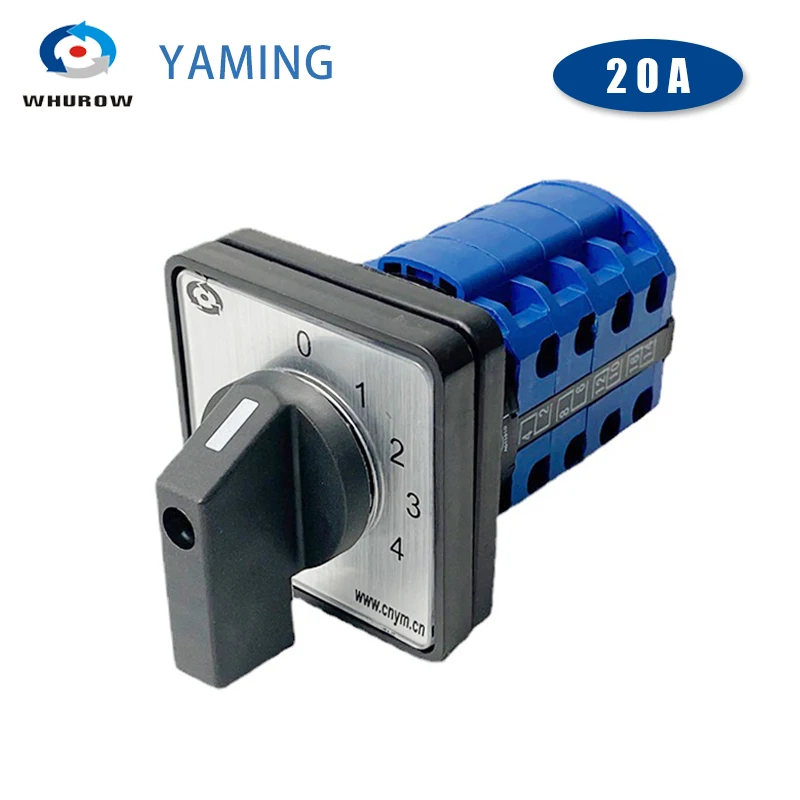 Commutateur Rotatif Universel 3 Positions 20A 380V - Inverseur De Moteur, Interrupteur De Sélection