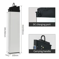 LAFLY X3 X5 JINGHMA R7 R5 batterie 48V 20Ah 14Ah 10Ah DCH 006 Batteries pour 1000w 800w 750w E vélo batterie intégrée DCH-006 2