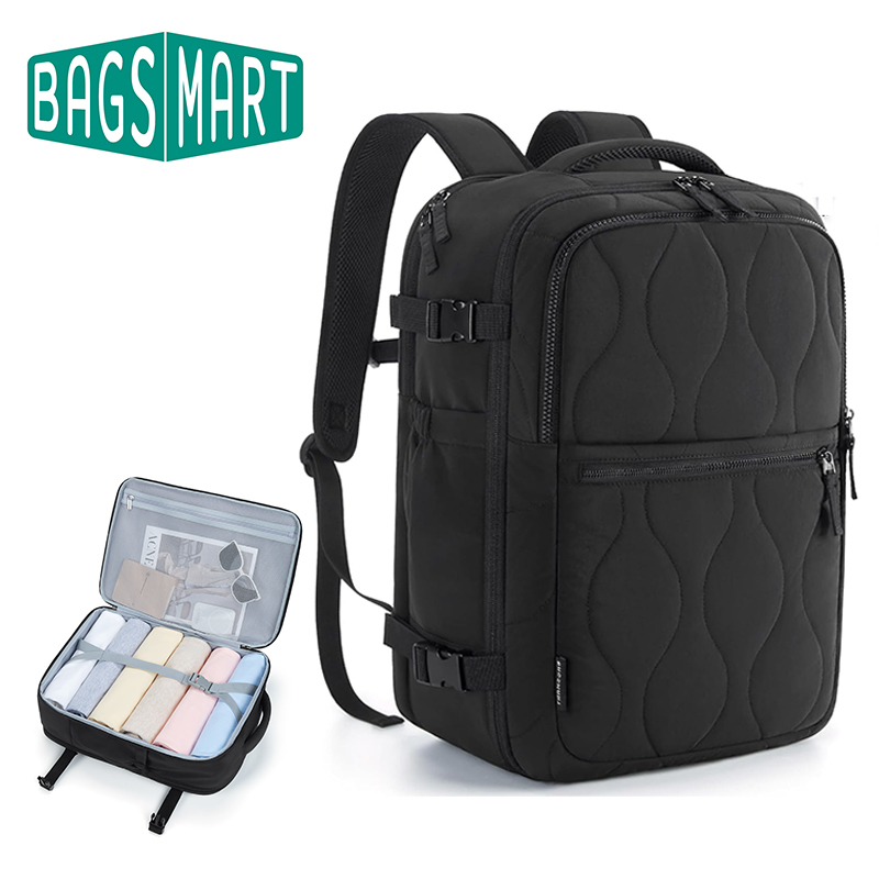 BAGSMART Travel Backpack Carry On Flight Approved for Women Men TSA Luggage Water Resistant 30L Large 17 inch Laptop Backpack