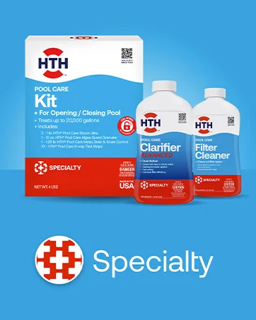clarifiers, filter cleaners for pool water