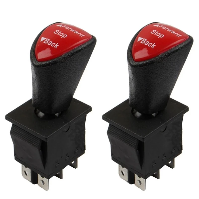 

2X Forward-Stop-Back DPDT 6Pin Latching Slide Rocker Switch KCD4-604-6P Car Switch