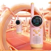 2PCS Kids Walkie Talkie LCD Screen LED Flashlight 22 Channels Intercom Distance 1.5-3KM Parent-child Interaction Christmas Gifts 6