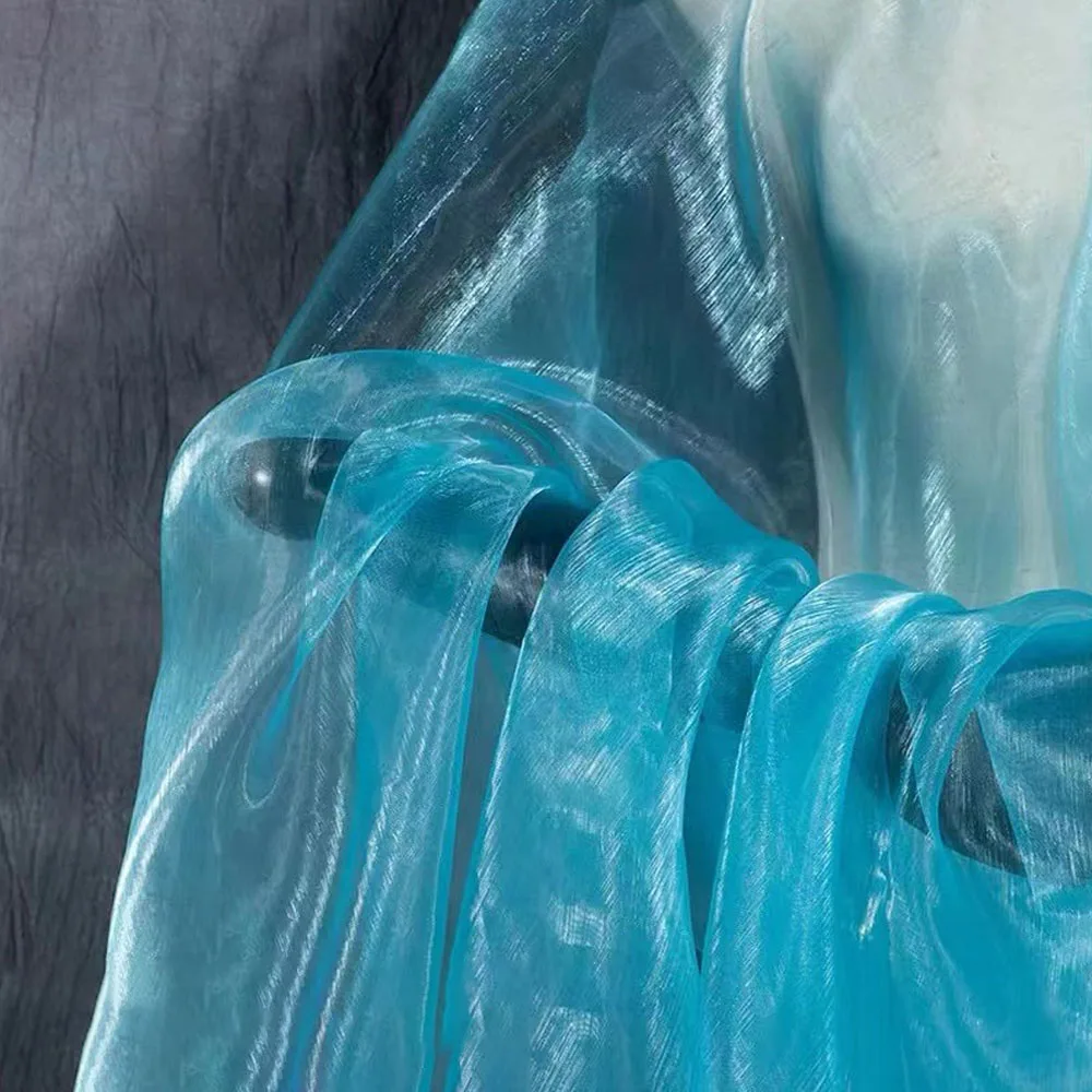 Gradient Organza Tulle Fabric for Sewing and DIY Projects