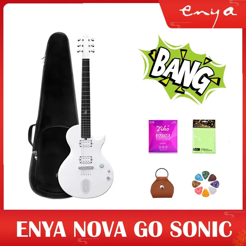 Electric Guitar Kit ENYA Nova Go Sonic Carbon Fiber With Bag