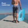 Inflatable Pool Floats for Adult Kids, Float Chairs with Cupholders and Handles Pool Lounges, PVC Water Mattresses Hammock Mat 3