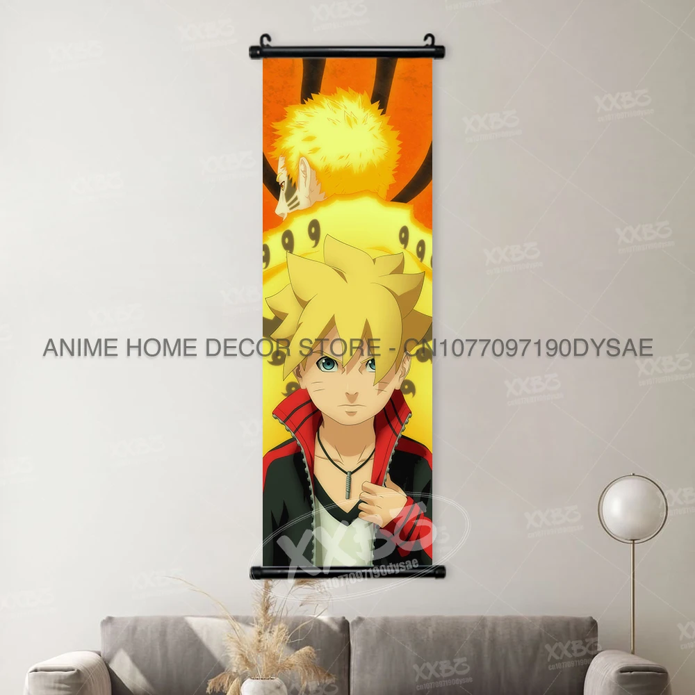 Anime Wall Art: Uchiha Itachi, Haruno Sakura, Shikamaru & Orochimaru Hanging Decor