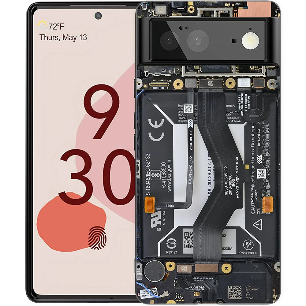 Inside Circuit Board Design Shockproof Silicone Phone Case Cover