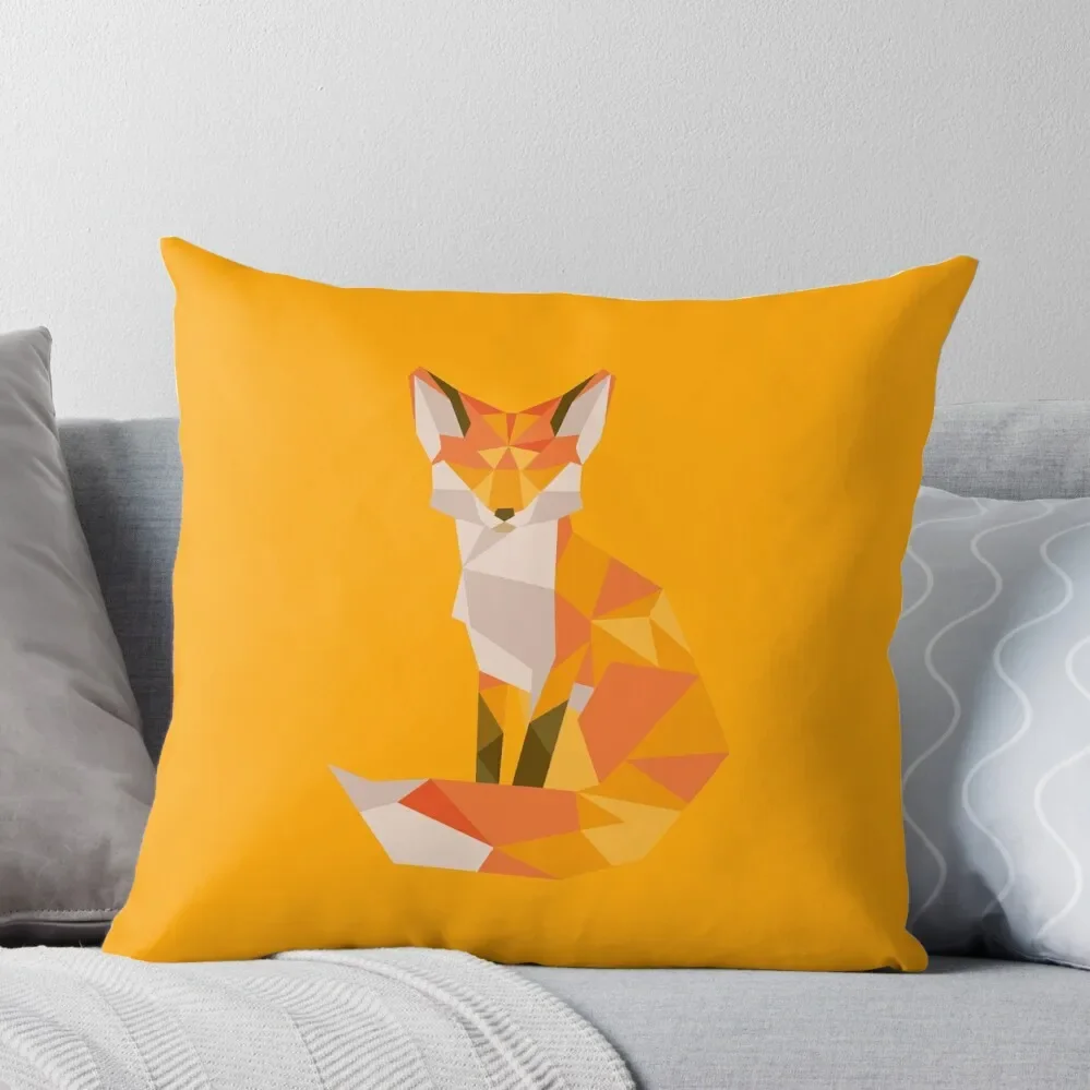 

Geometric Fox Throw Pillow Sofa Cover autumn decoration