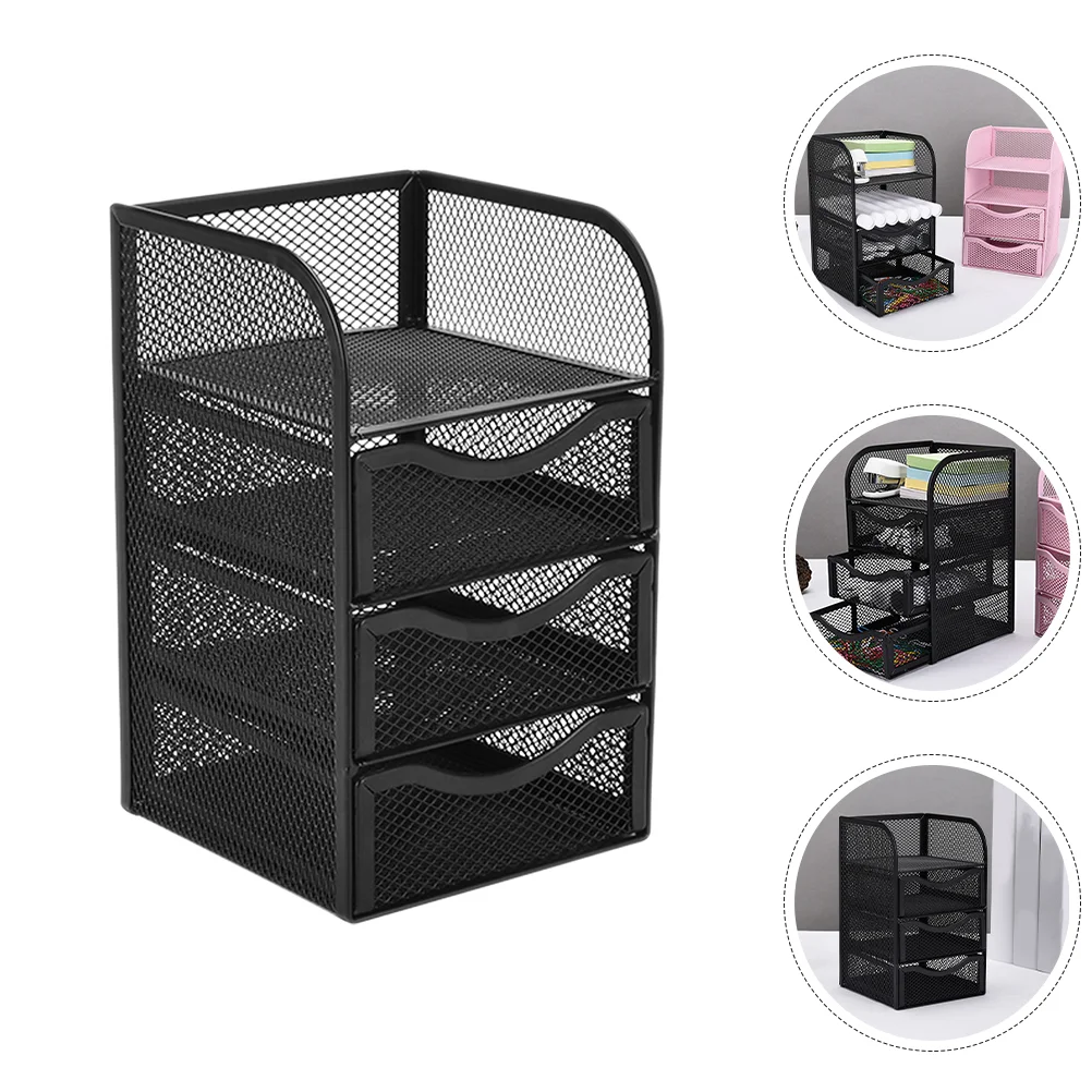 Desktop Drawer Organizer Classified File Document Storage Holder Sundries Cosmetic Makeup Stationery Storage Box