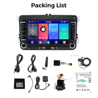 Autoradio 2 Din Android13 lecteur multimédia de voiture WIFI GPS Carplay Auto pour VW Skoda golf 5 6 touran passat Jetta 7 "autoradio 8