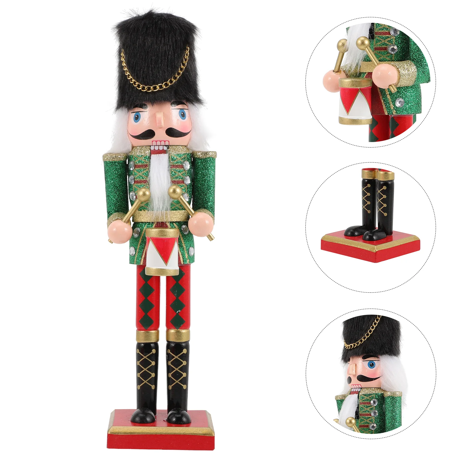 

Nutcracker Soldier Decor Christmas Nutcracker Figure Wooden Nutcracker Soldier