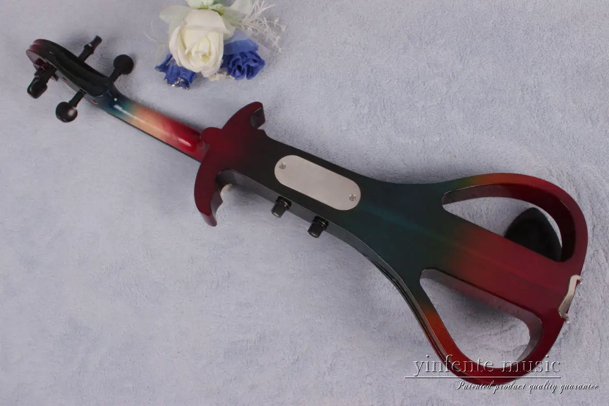 

Yinfente 4/4 4 string JACK MAPLE WOOD WHITE Electric Silent Violin natural wood Free Case&Bow&Rosin#EV3